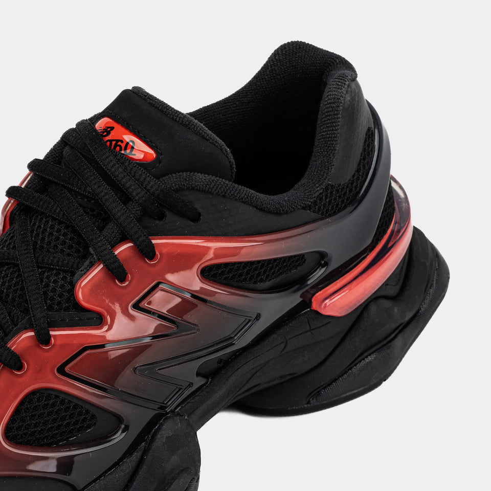 New Balance 9060 "Black Red" Patent Sneaker