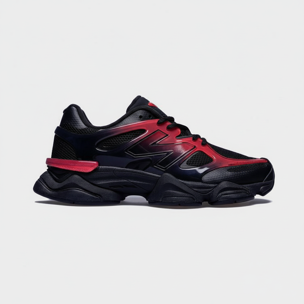 New Balance 9060 "Black Red" Patent Sneaker