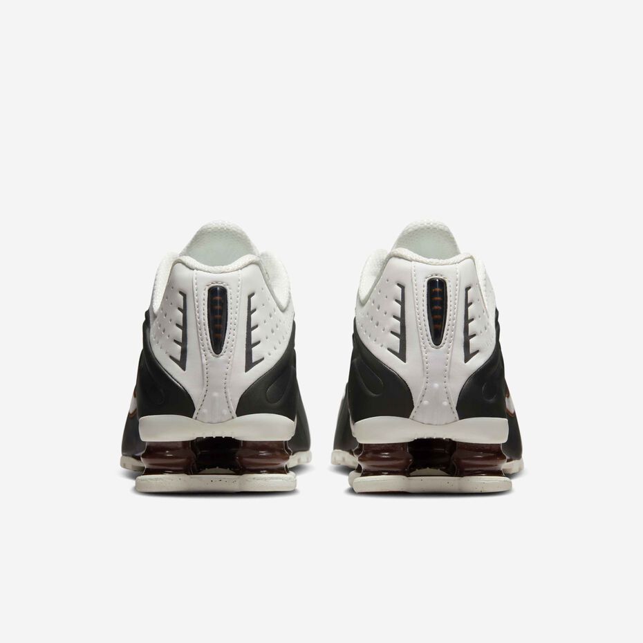 Nike Shox R4 Sail Black Fauna Brown Women's Shoes,