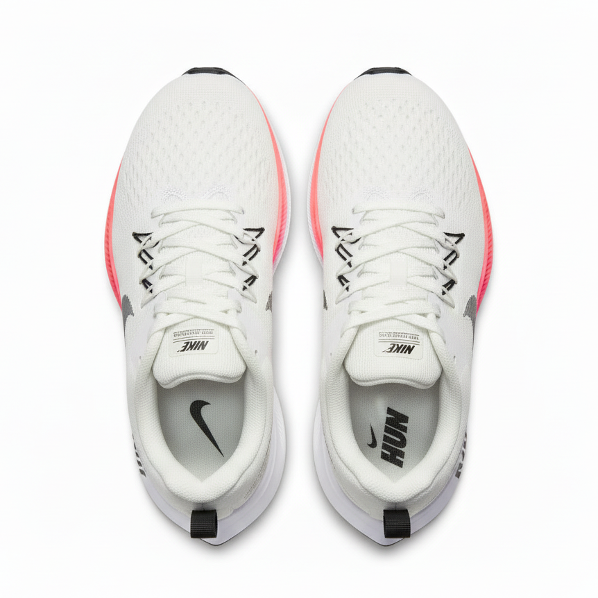 Nike Air Zoom Pegasus 38 Running Shoe - White/Pink