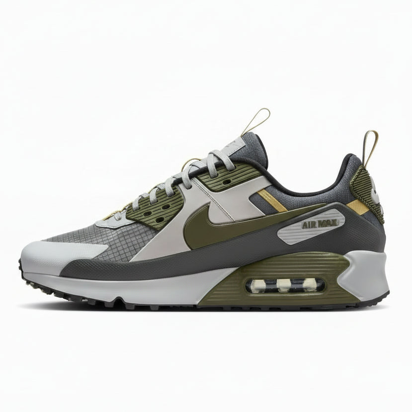 Nike Air Max 90 Drift Sneakers – Light Smoke Grey & Cargo Khaki