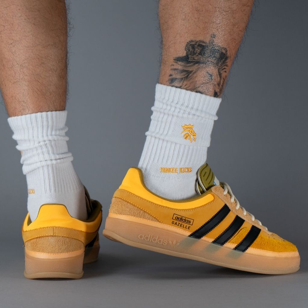 Bad Bunny x Adidas Gazelle Indoor "Sulfur" Sneakers
