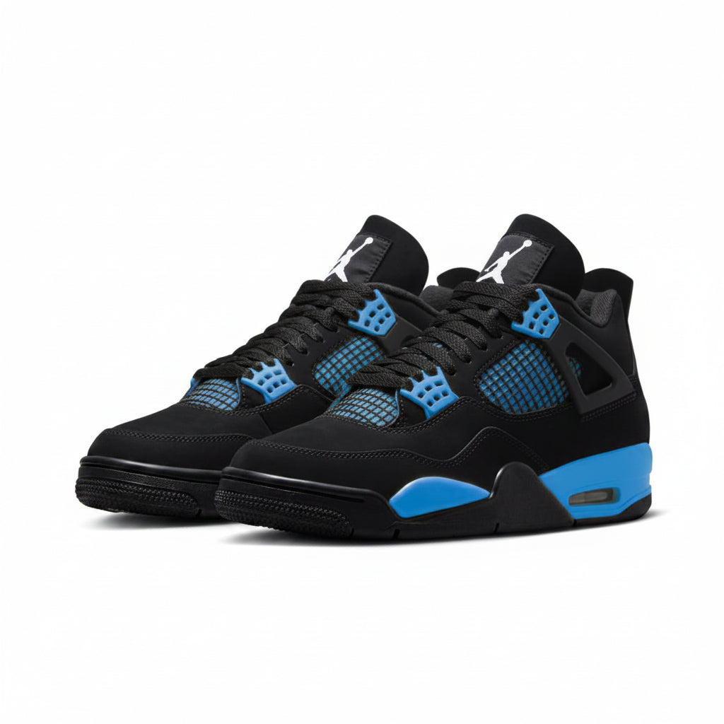 Nike Air Jordan 4 “Black Blue Thunder” Sneakers
