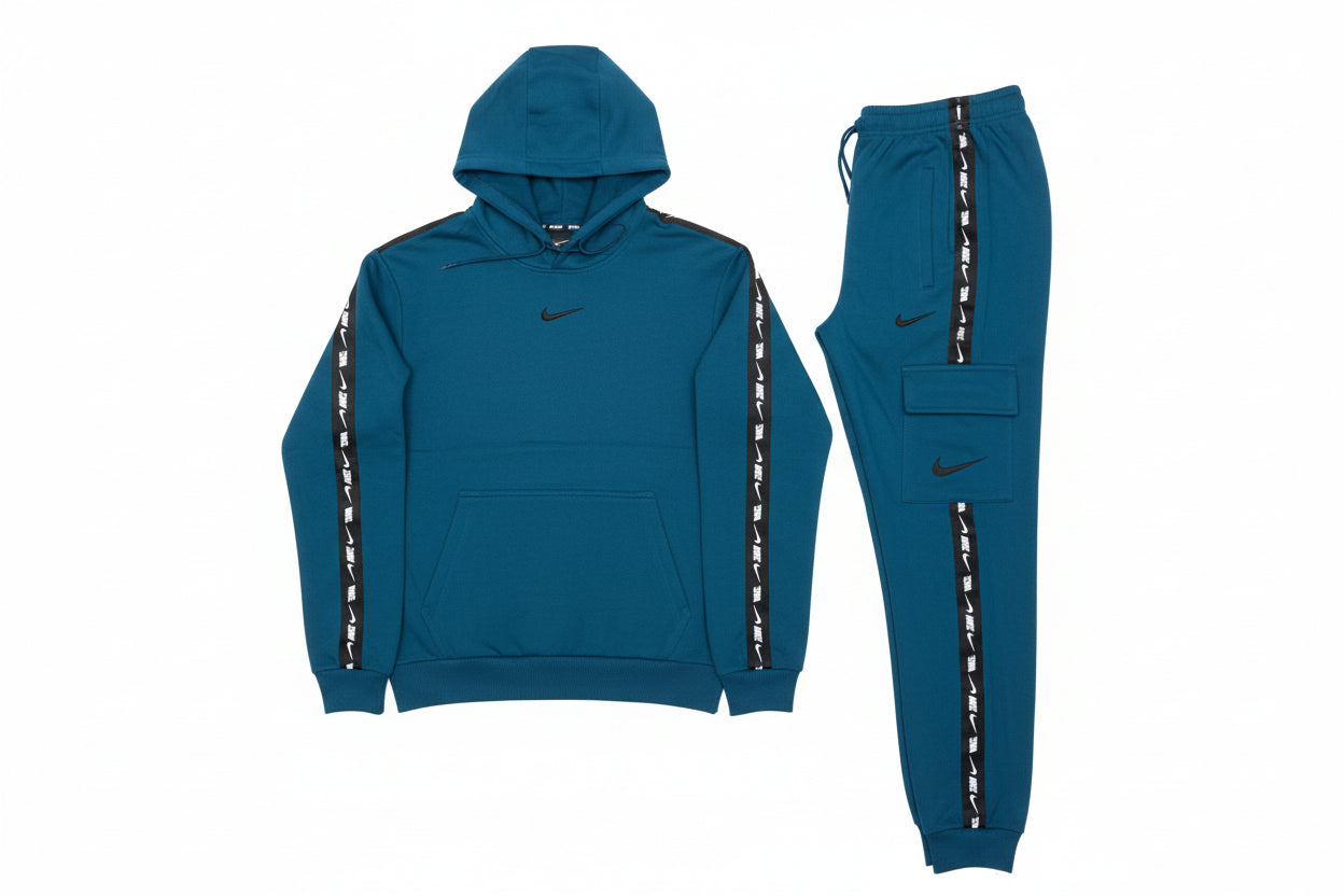 Nike Tech Fleece Logo Tape Tracksuit