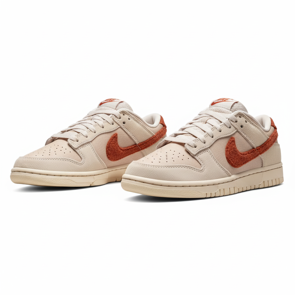 Nike Dunk Low "Terry Swoosh" Sneakers