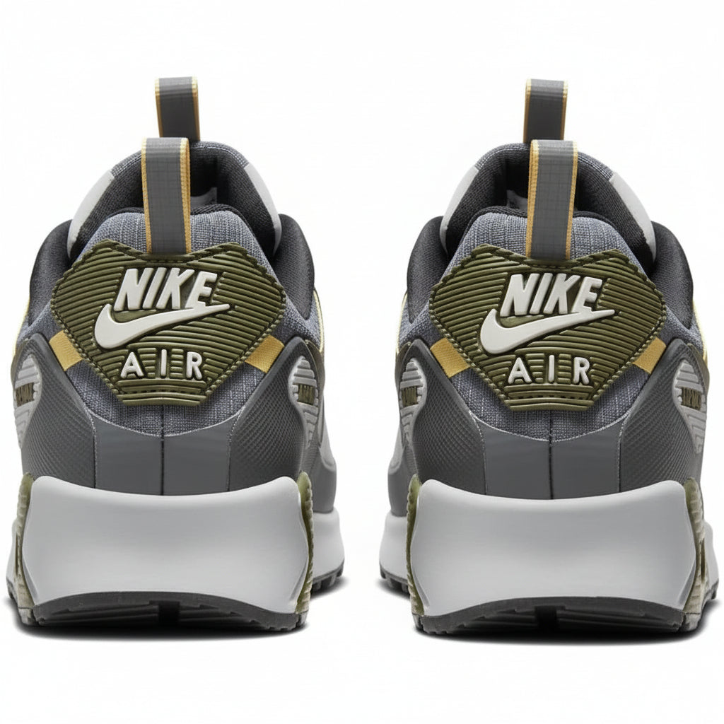 Nike Air Max 90 Drift Sneakers – Light Smoke Grey & Cargo Khaki