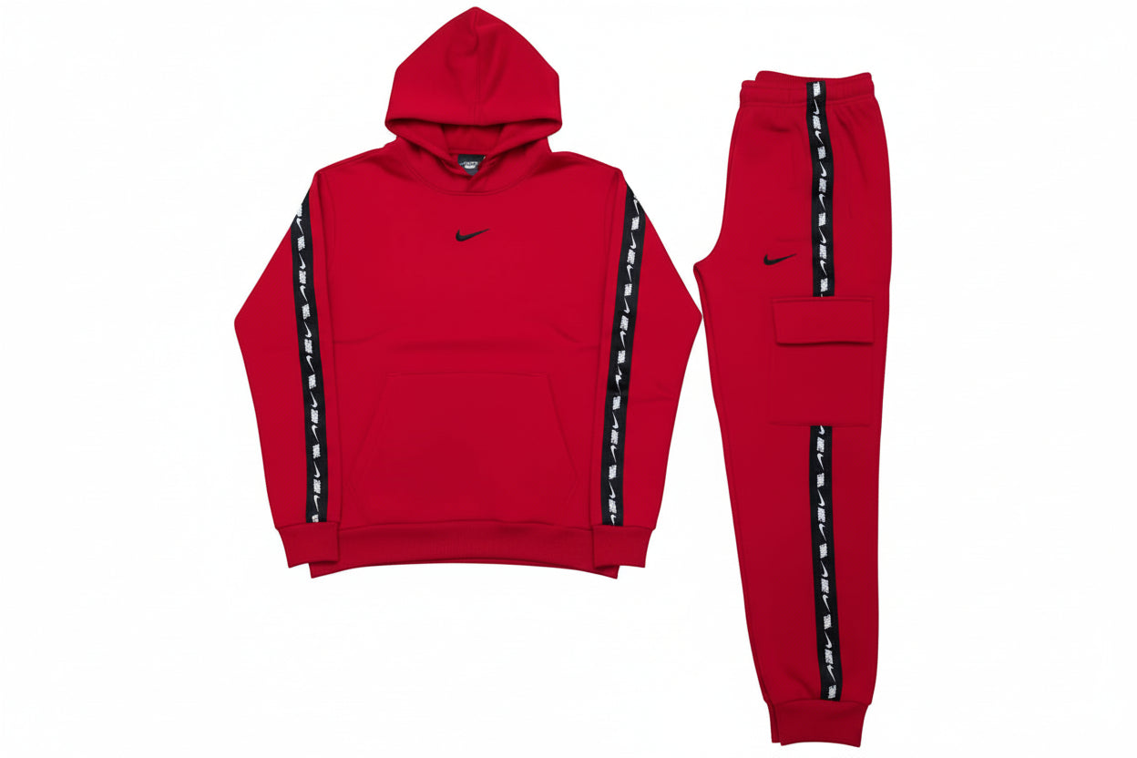 Nike Tech Fleece Logo Tape Tracksuit