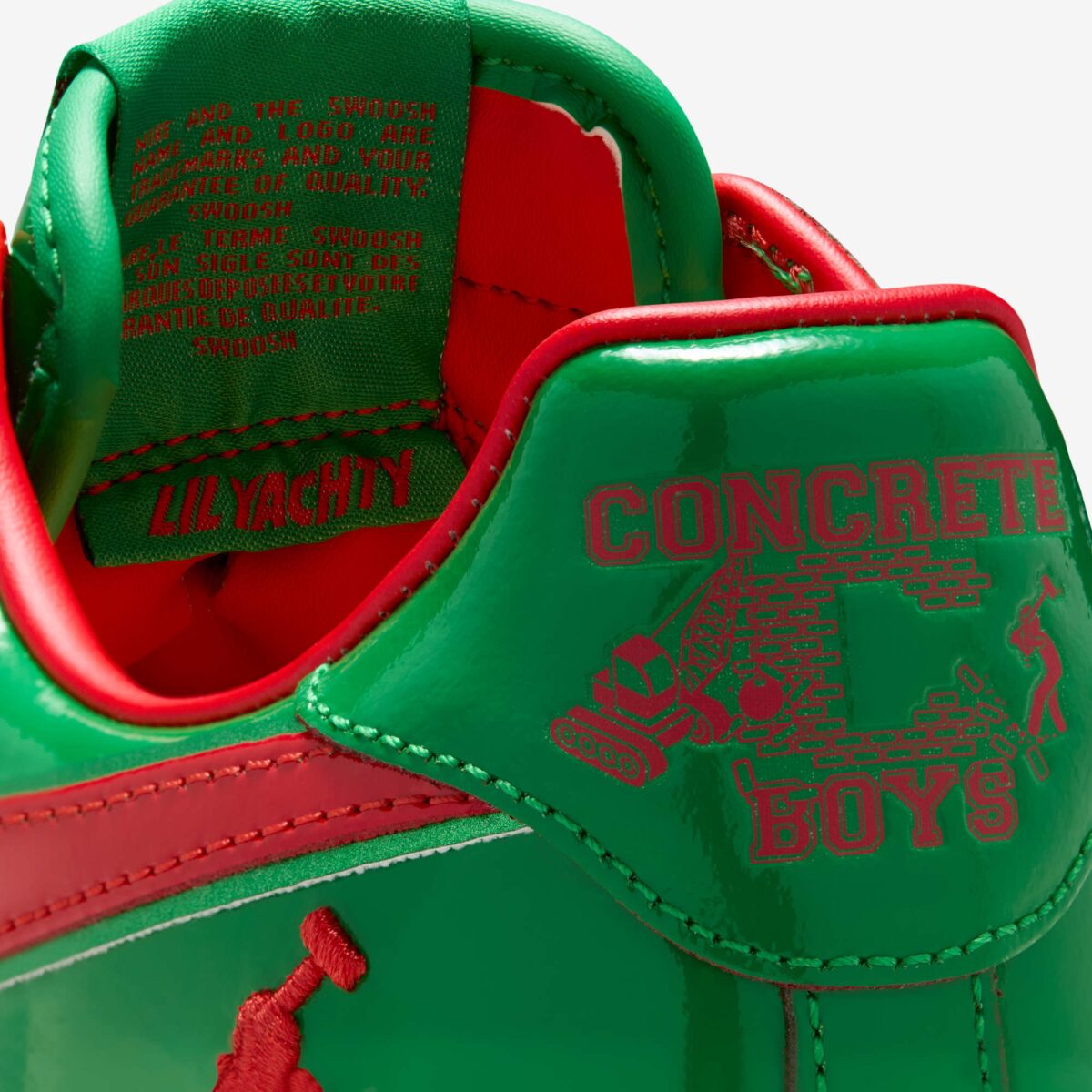 Nike x Lil Yachty Concrete Boys Air Force 1 Low "Lucky Green"